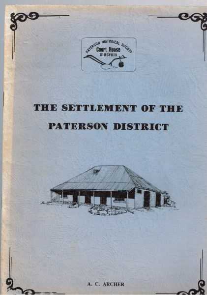The Settlement of the Paterson District