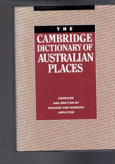 The Cambridge Dictionary of Australian Places