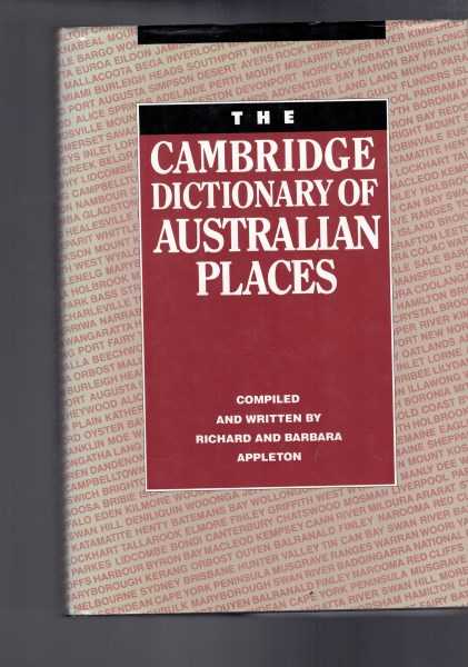 The Cambridge Dictionary of Australian Places